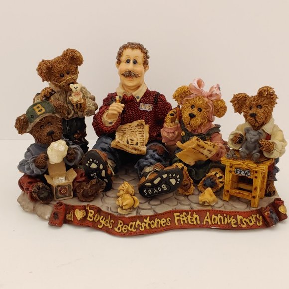 Boyds Bears & Friends Fifth Anniversary  1998  Limited Edition #227803 - Picture 1 of 5